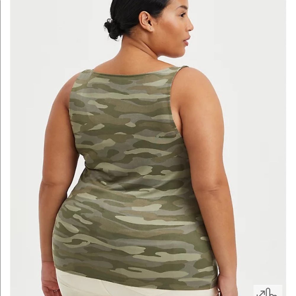 NWT TORRID Knot Tank - Cupro Camo. - Picture 3 of 5